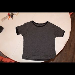 Striped Brandy Melville crop top.